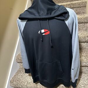 Perfect *NIKE therma fit* soft athletic mens pullover hoodie sweatshirt - L
